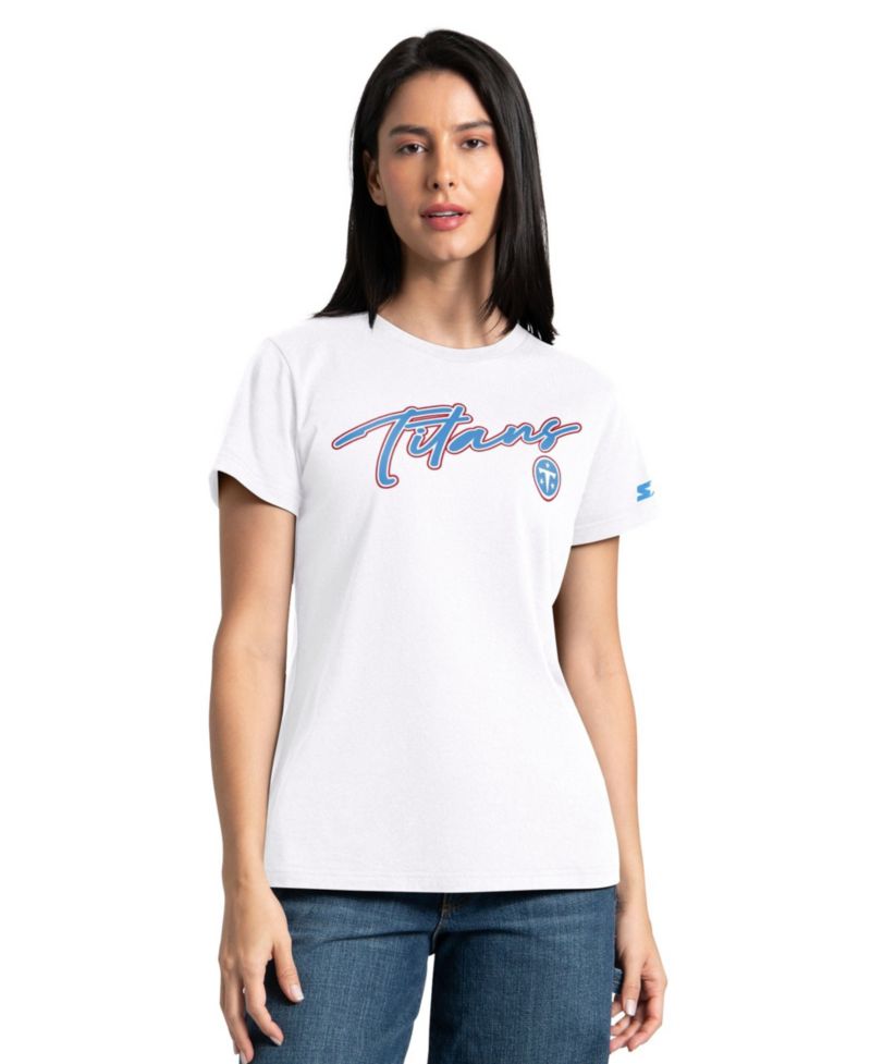 Women's 2-piece Light Blue/White Tennessee Titans T-Shirt