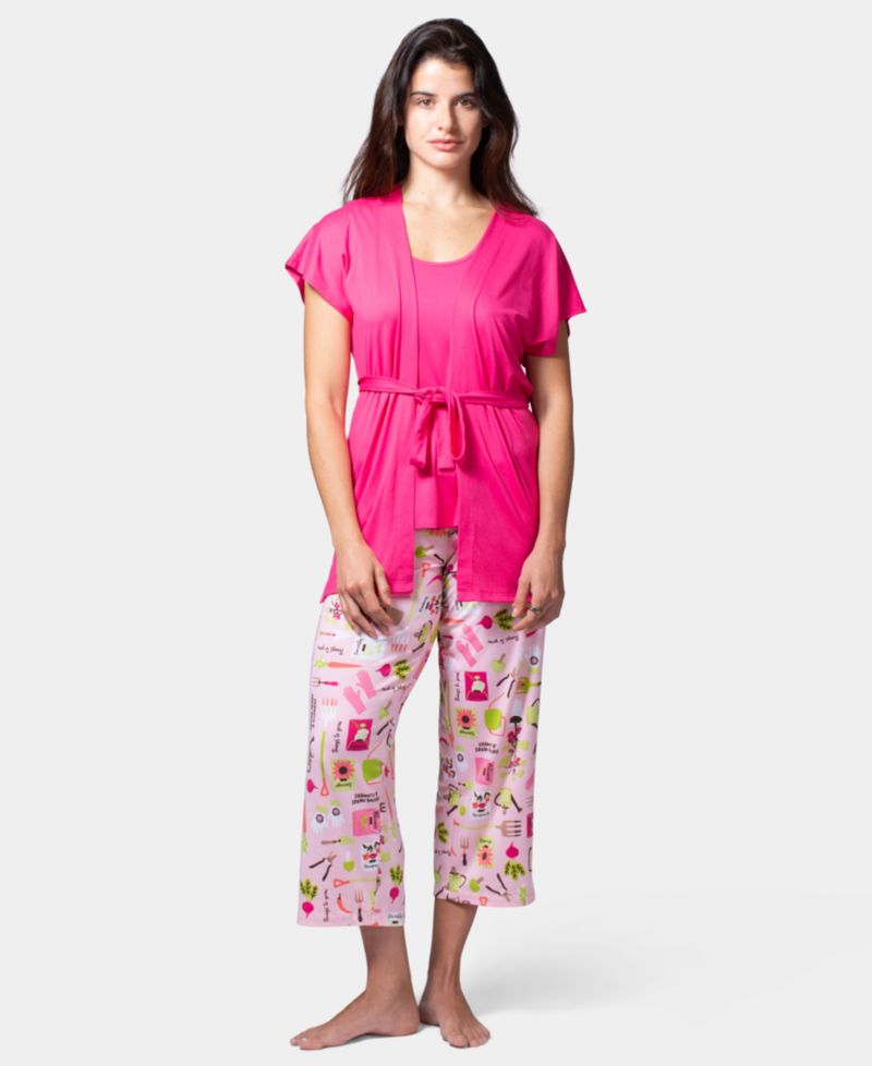 Women's Mama Jama 3Pc Pajamas Set