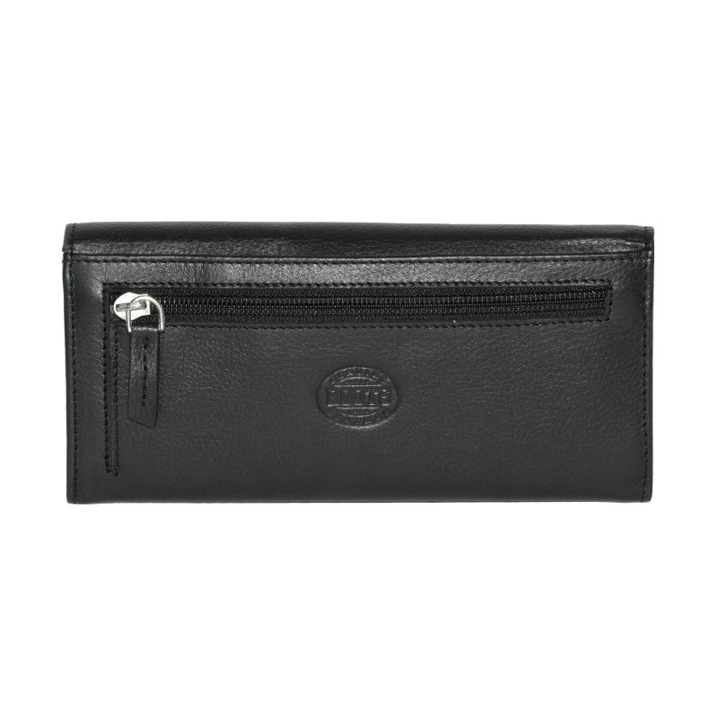 Ladies Leather Expander Clutch Wallet