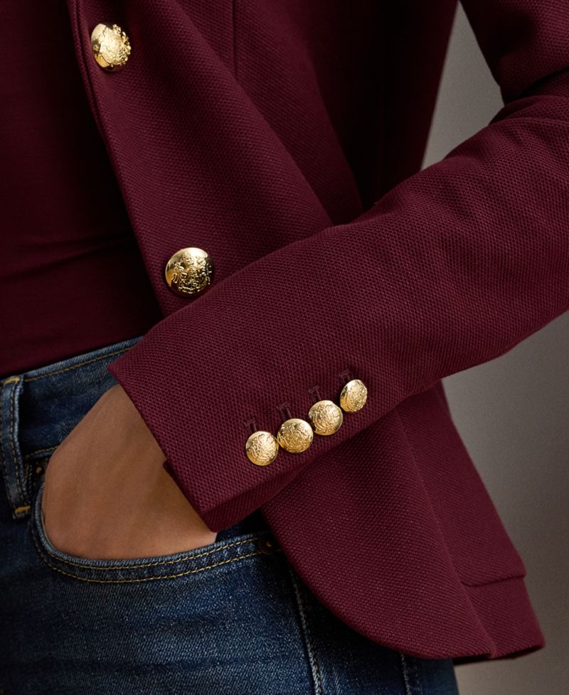 Petite Bullion Jacquard Blazer