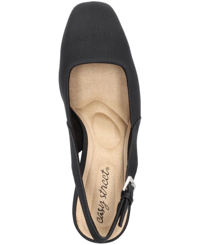 Ritsa Square Toe Slingback Pumps
