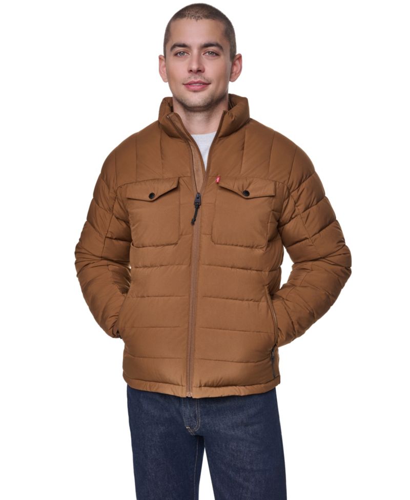 Men's Stretch Quilted Packable Jacket