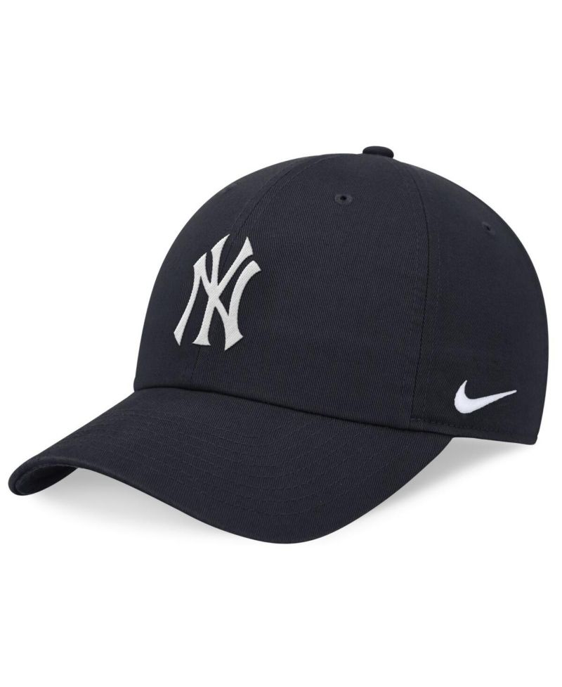 Men's Navy New York Yankees Evergreen Club Adjustable Hat