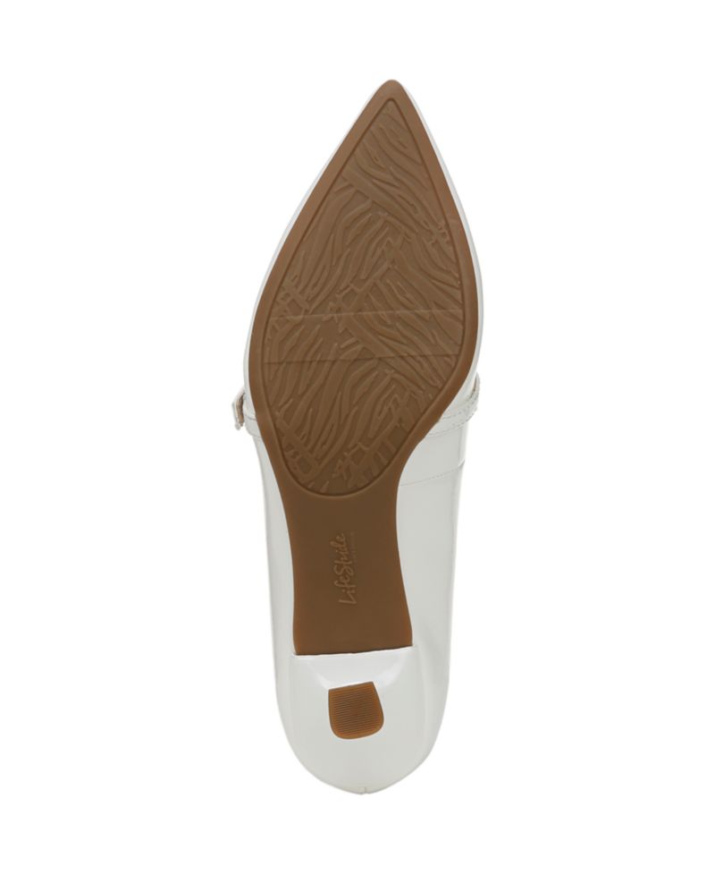 Women's Madelyn Mary Jane Pointed Toe Kitten Heel Pumps