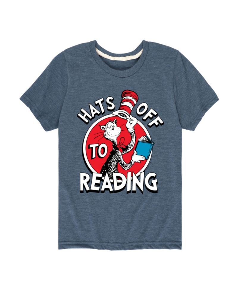 Big Boys Hats Off to Reading Graphic T-Shirt