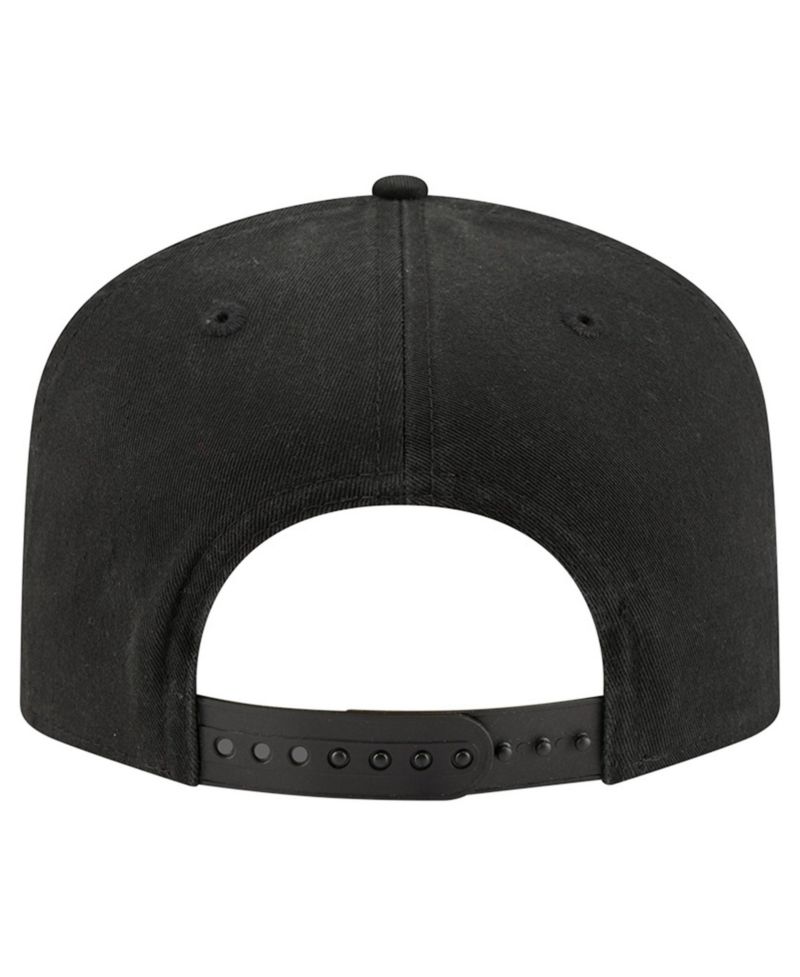 Men's Black Baltimore Ravens Stacked 19TWENTY Adjustable Hat