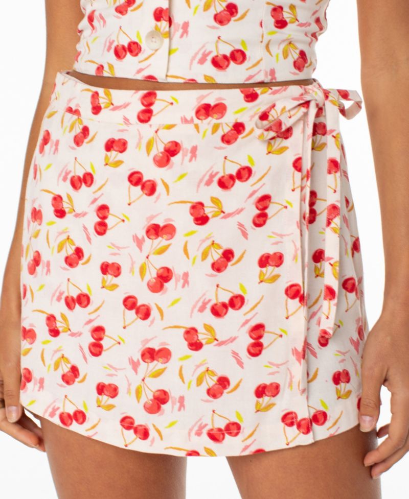 Women's Zola Tie-Waist Printed Skort
