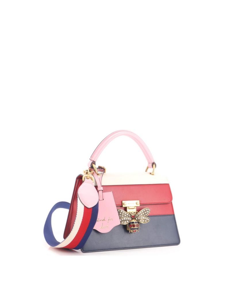 Queen Margaret Colorblock Top-Handle Small Bag