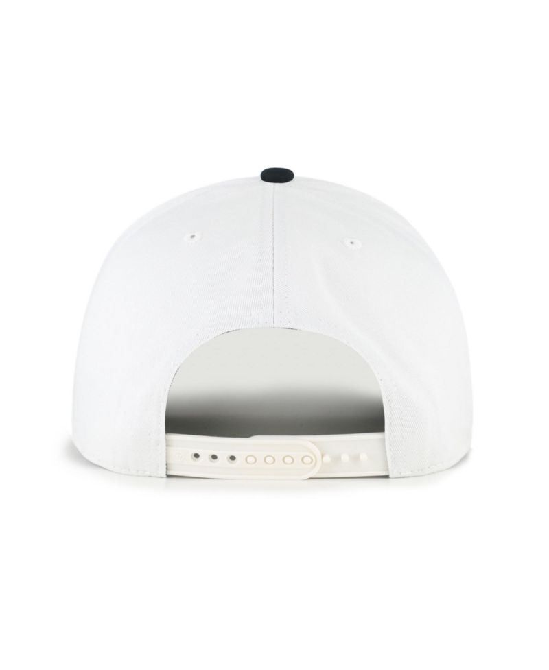 Men's '47 White/Black San Francisco Giants Glizzy Collection Hitch Adjustable Hat