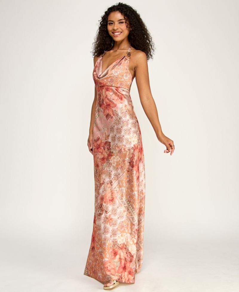 Women's Sleeveless V-Neck Long Dress