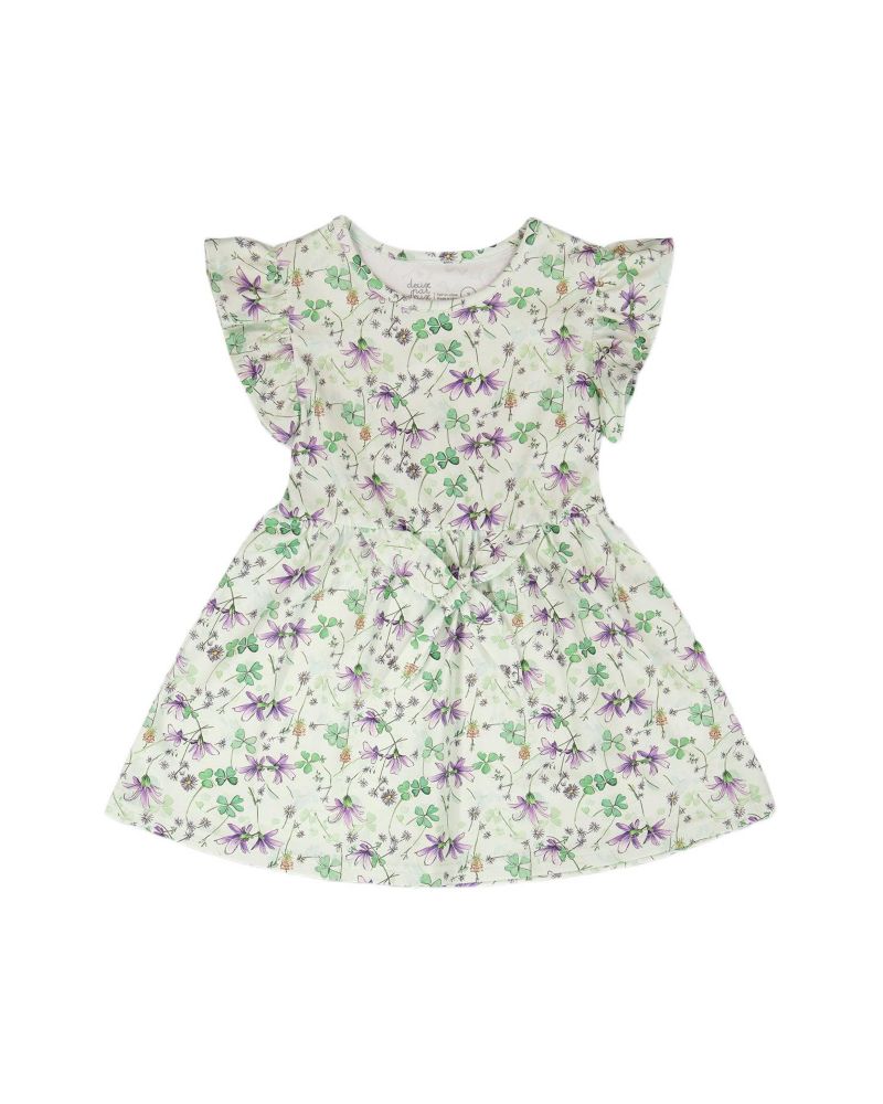 Girl Jersey Dress Printed Flowers - Child