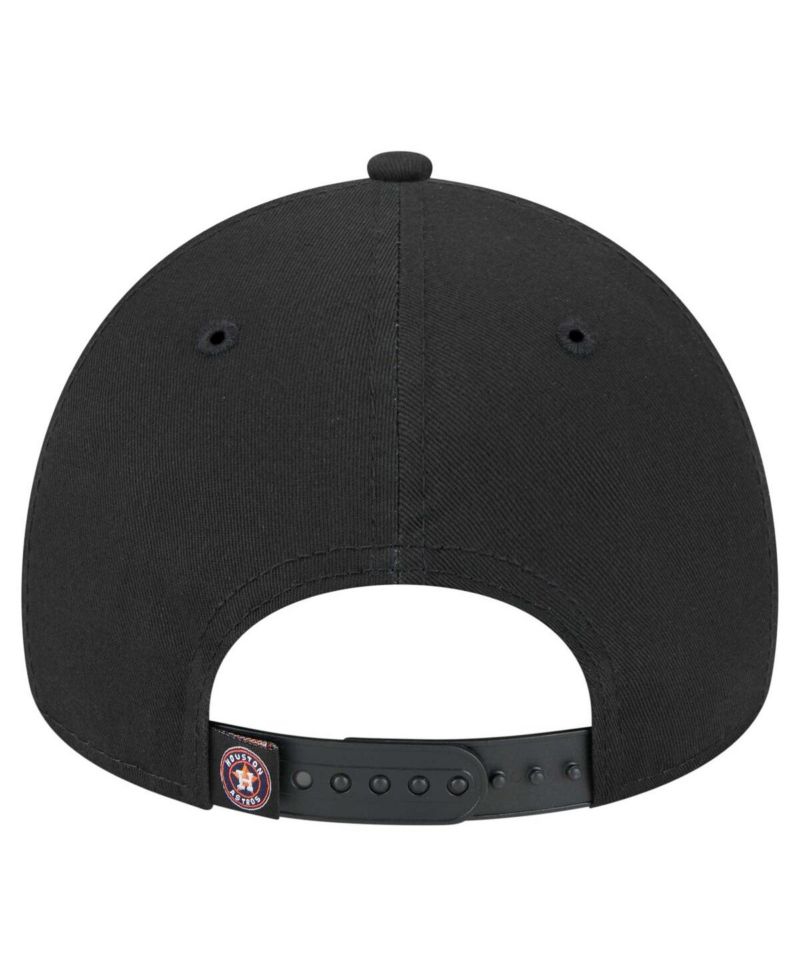 Men's Black Houston Astros 9FORTY A-Frame Adjustable Hat