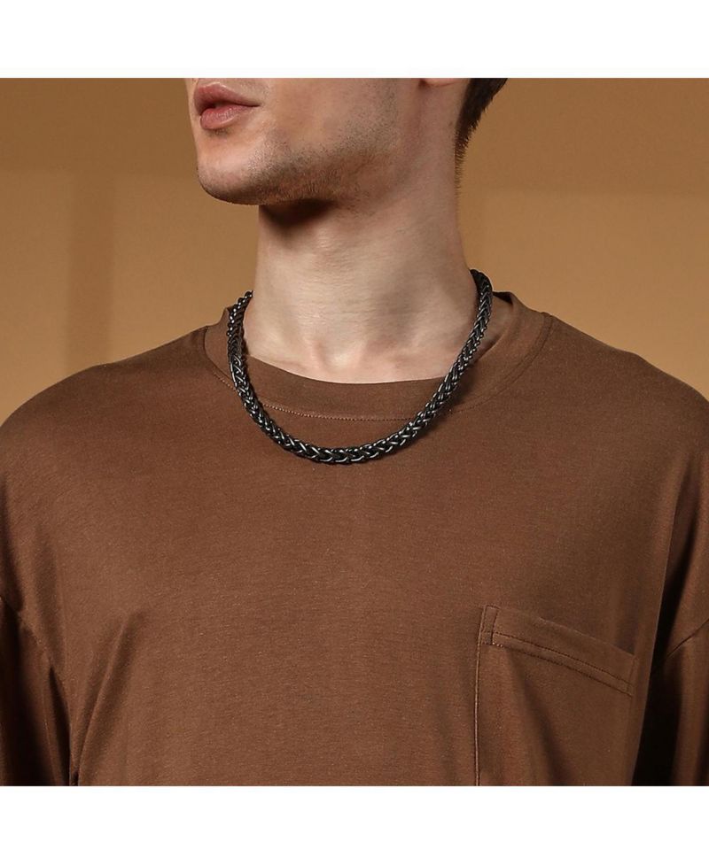 Men's Chocolate Brown Solid Oversized T-Shirt