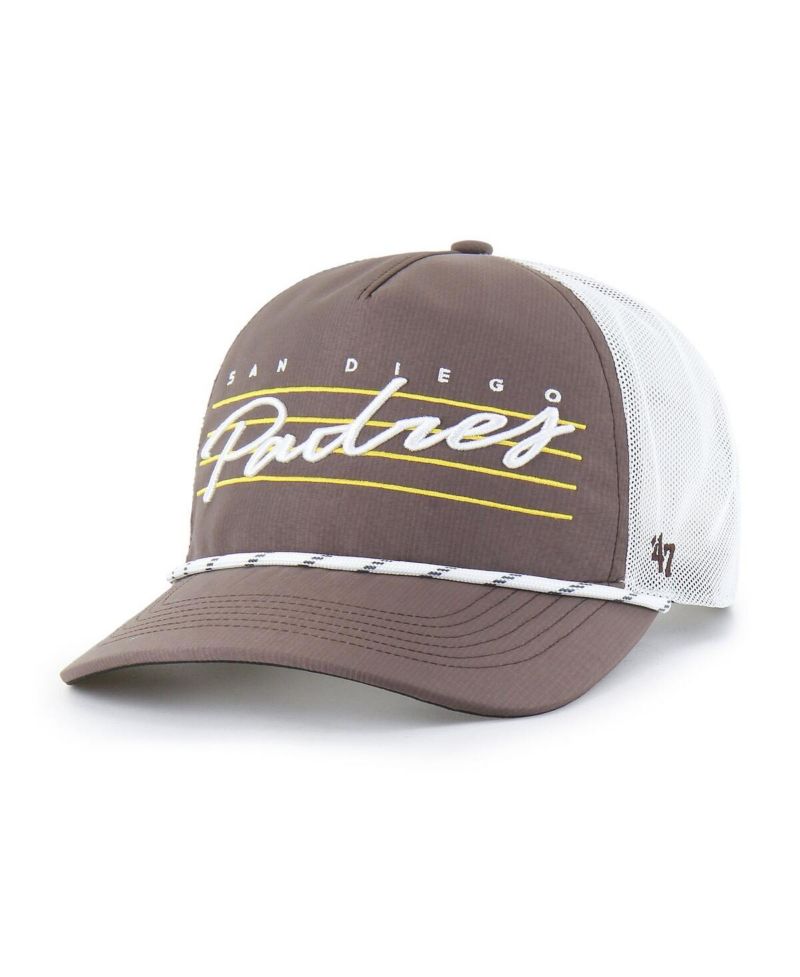 Men's Brown San Diego Padres Brrr Downburst Mesh Hitch Adjustable Hat