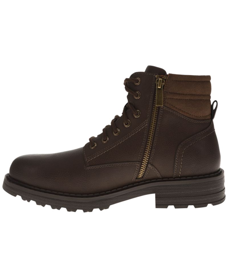 Men's Telford Rugged Lace-Up Round-Toe Boots