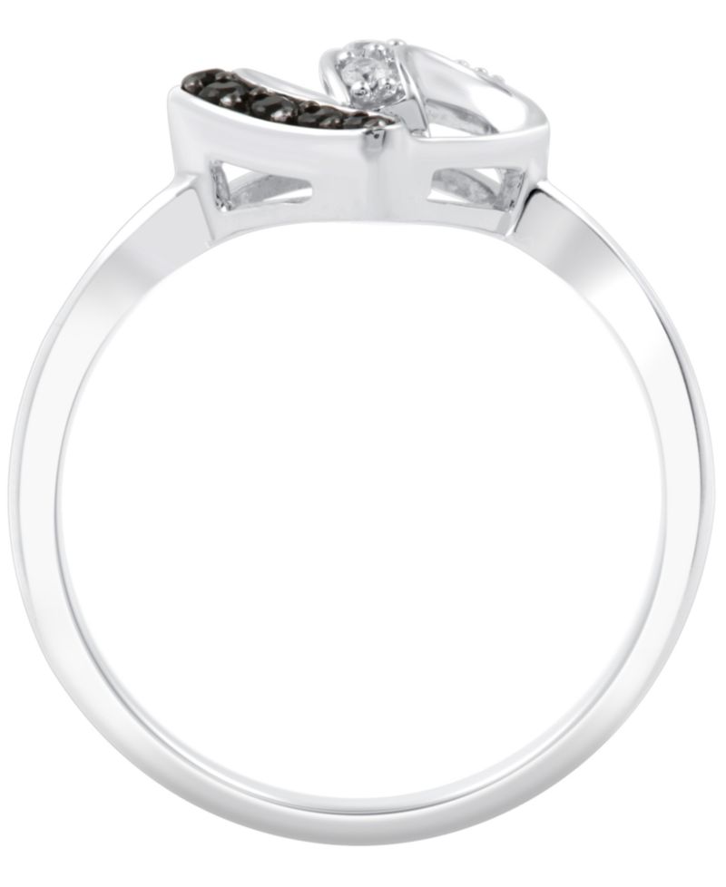 Diamond Heart Ring (1/10 ct. t.w.) in Sterling Silver