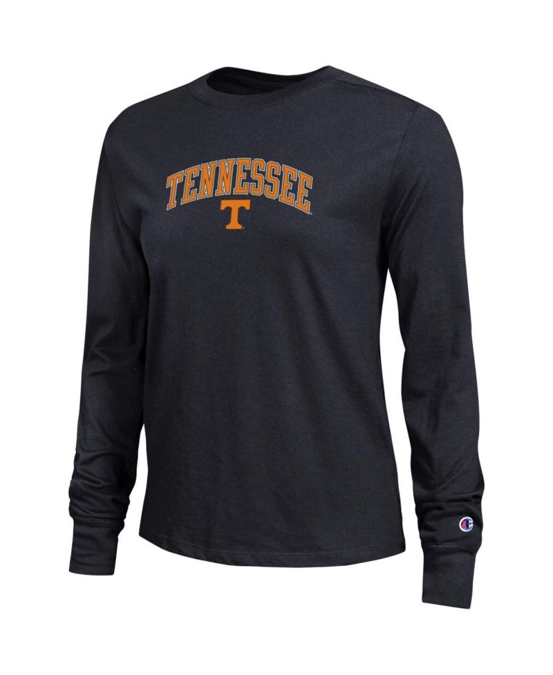 Women's Black Tennessee Volunteers Arch Over Logo Long Sleeve T-Shirt