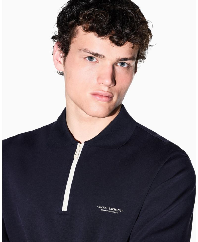 Men's Modal Polo Sweatshirt