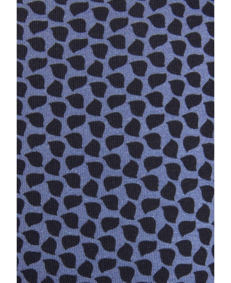 Women's Viscose Printed Short Sleeve V-Neck Short Dress