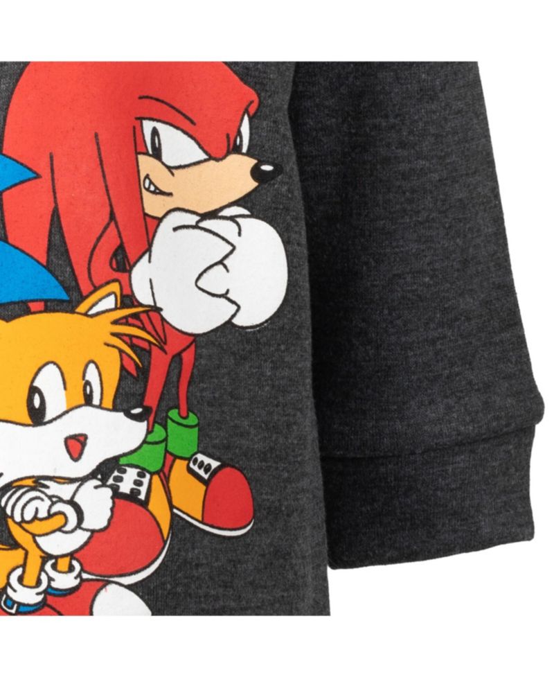 Boys Sonic the Hedgehog Fleece Half Zip Hoodie to