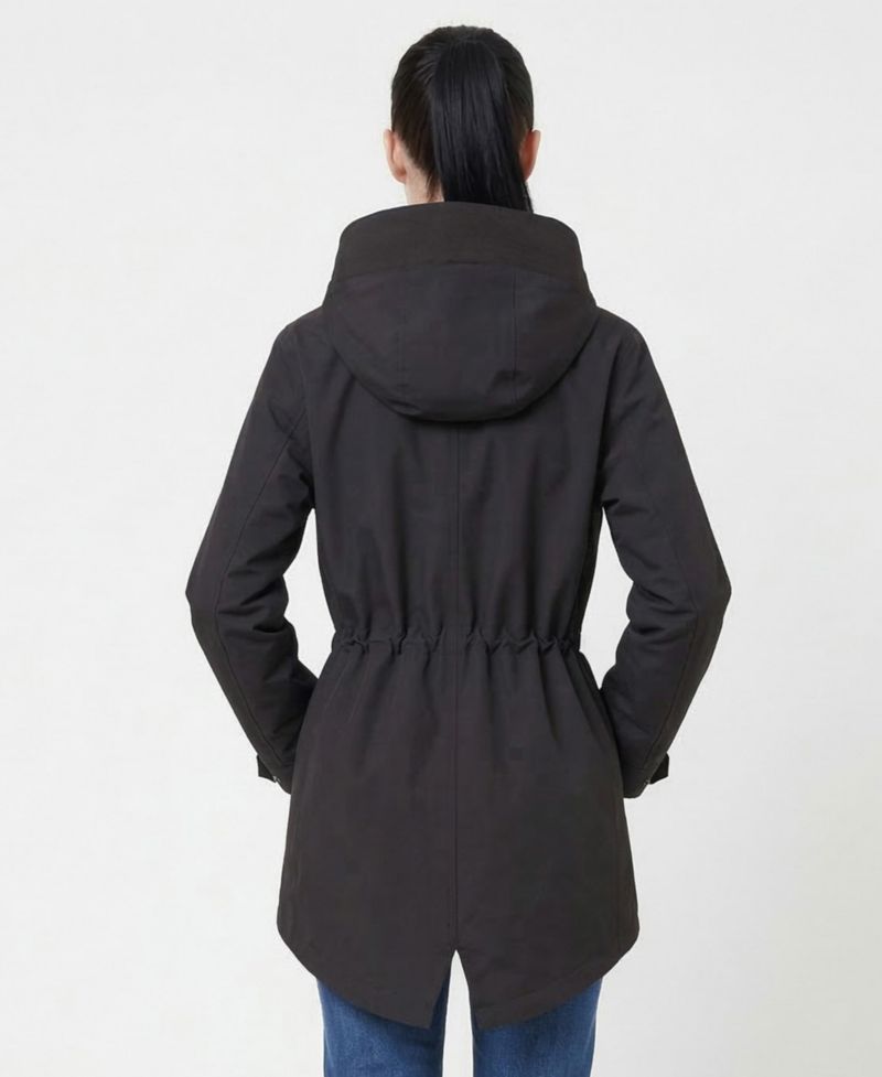 Women's Stand Collar Trench Coat Windbreaker