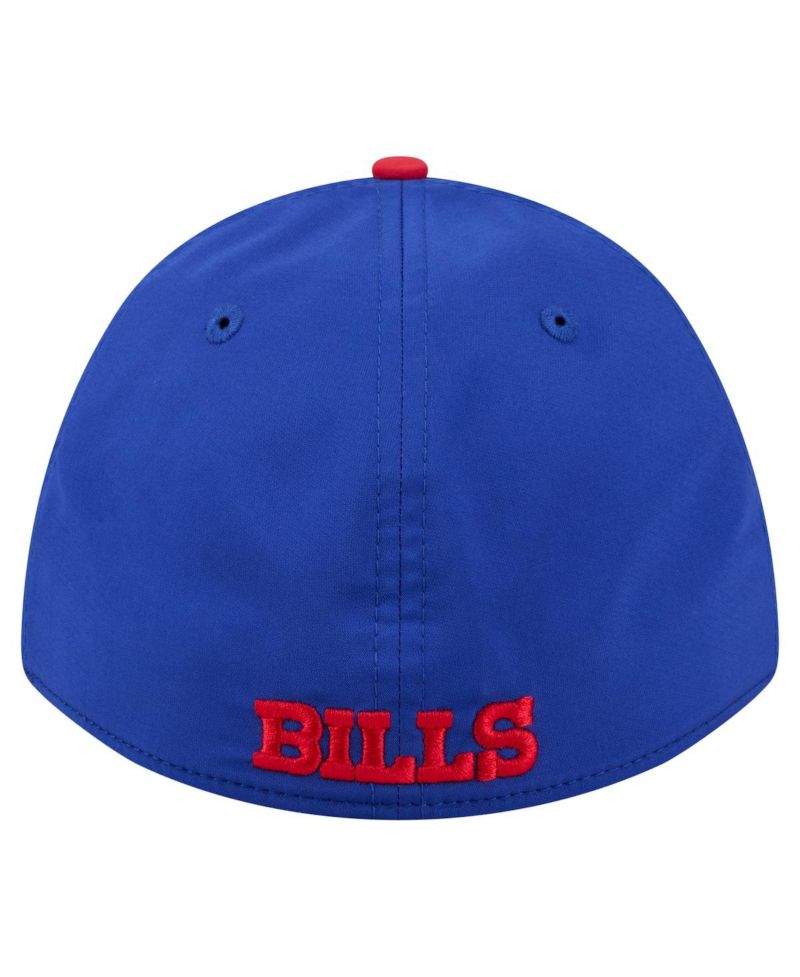 Men's Royal/Red Buffalo Bills Rope M-Crown A-Frame 39THIRTY Flex Hat