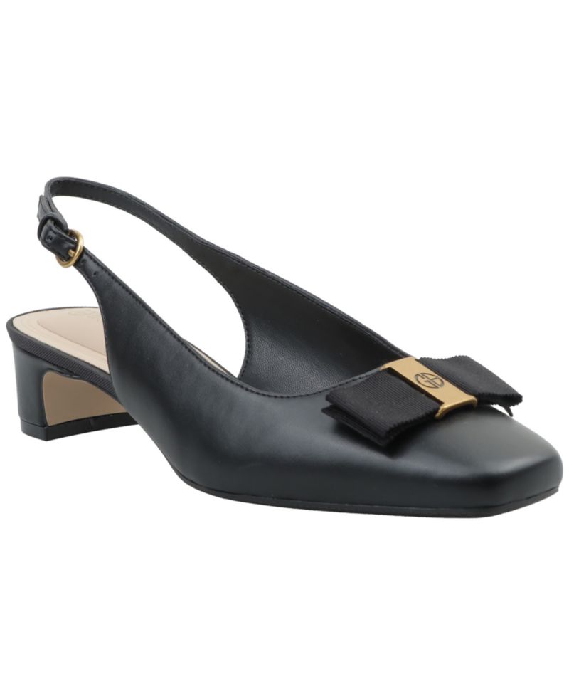 Women's Battah Block Heel Slingback Pumps