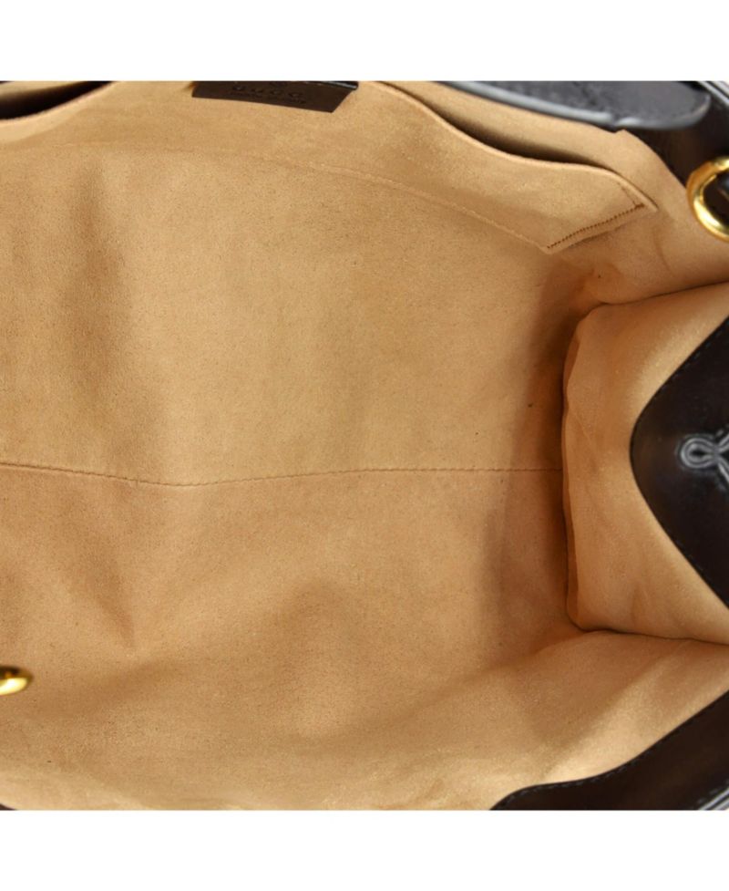 Small Diana NM Bamboo Handle Tote Leather