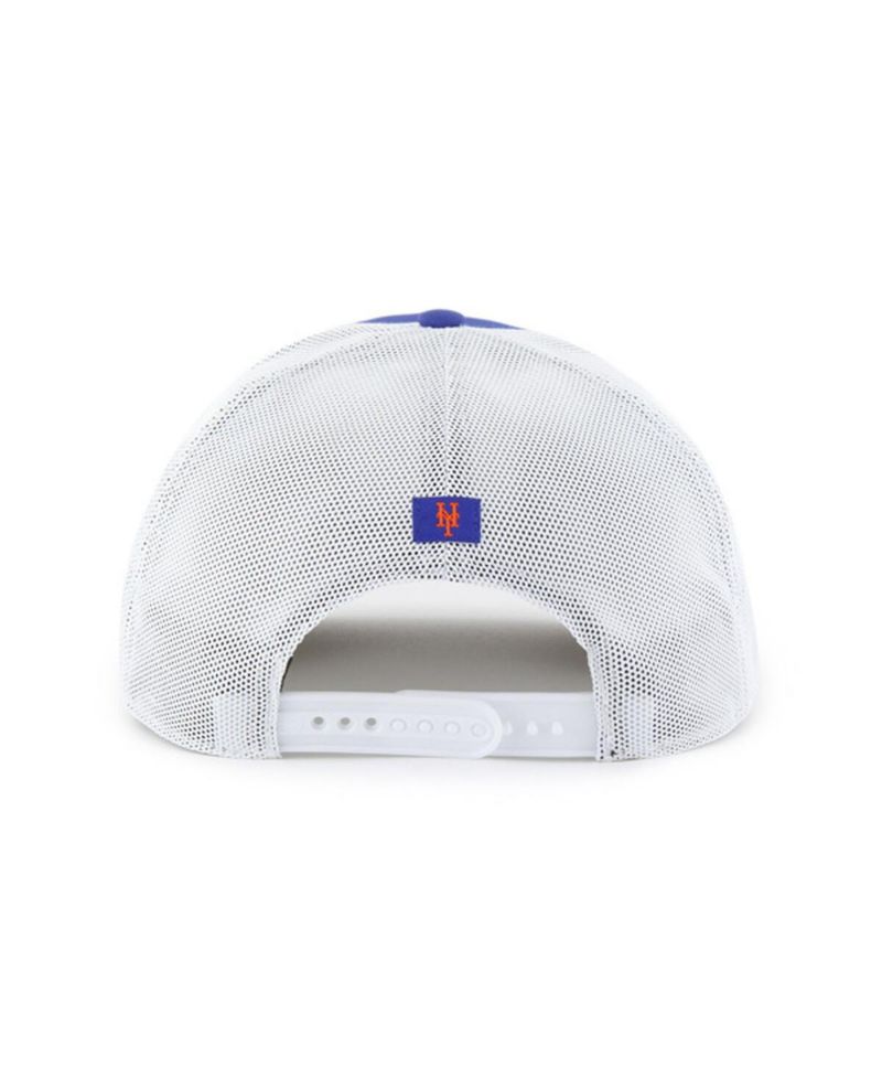 Men's Royal/White New York Mets Scratch Adjustable Trucker Hat