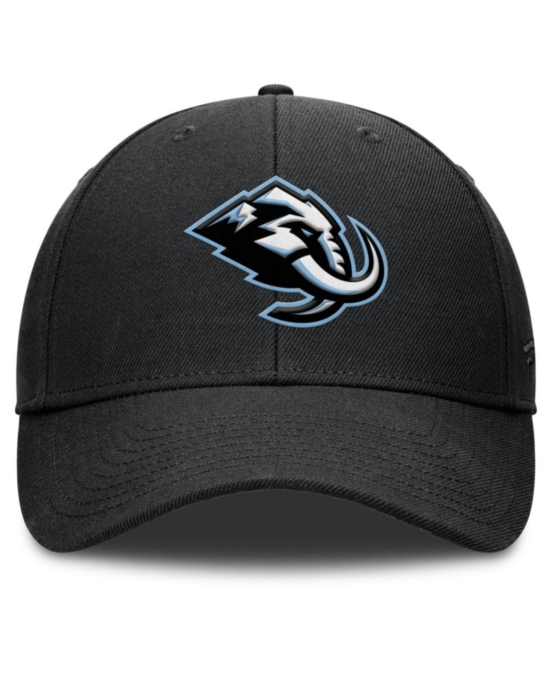 Men's Black Utah Mammoth Force Adjustable Hat