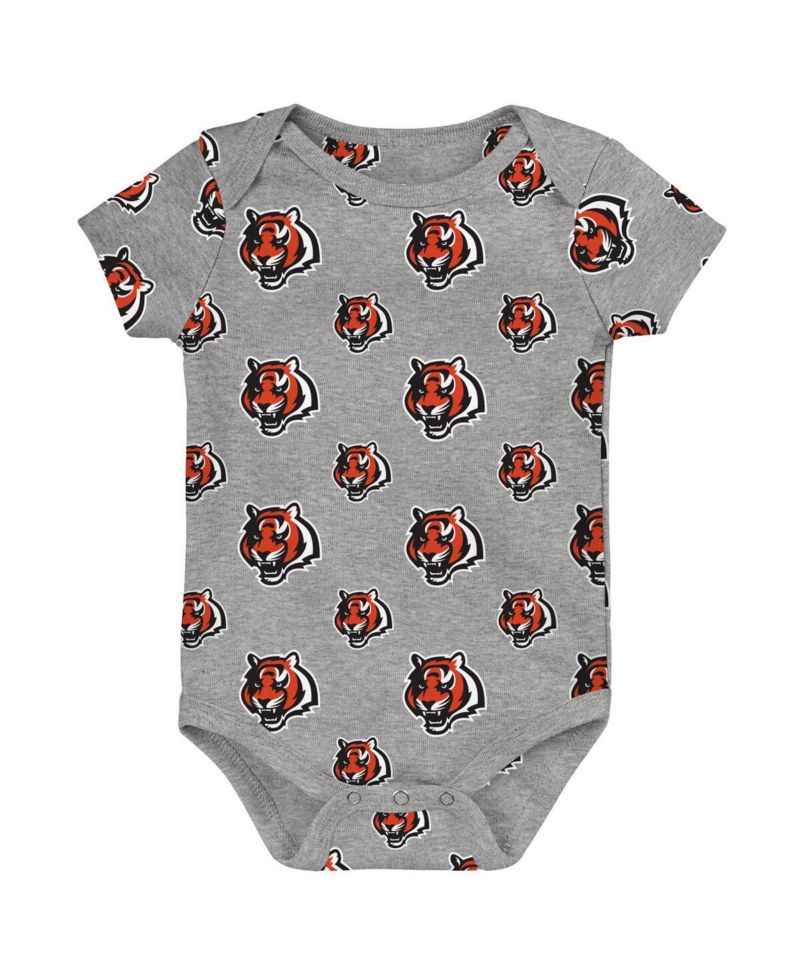 Newborn 3-Piece Cincinnati Bengals Little Tike Bodysuit Set