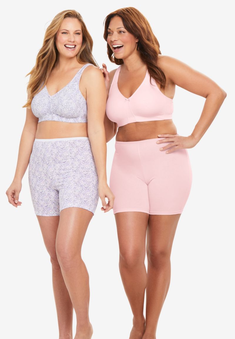 Women's 2-Pack Cotton Full Coverage Bra