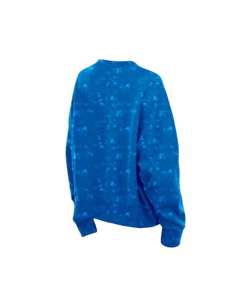 Women's Royal New York Mets Throwback Oversized Boxy Sweatshirt