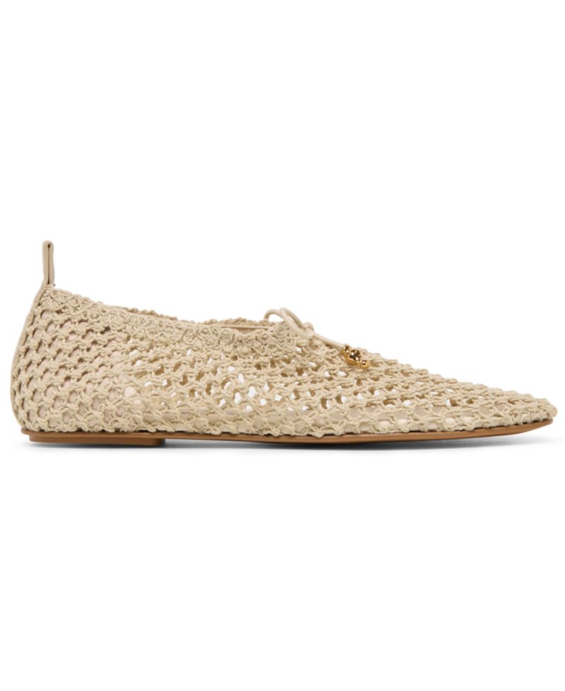Women's Kaylyn Bow Tie Knit Slip-On Ballet Flats