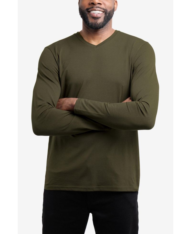 Men's Long Sleeve V-Neck T-Shirt