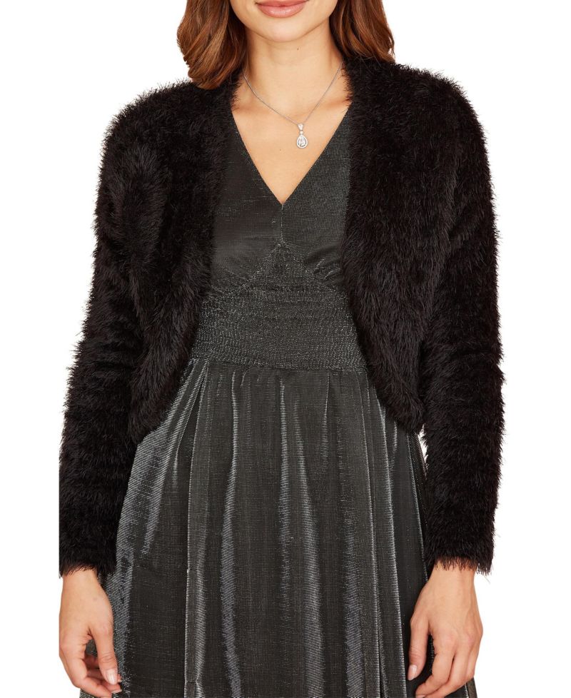 Women's Eyelash Knit Bolero