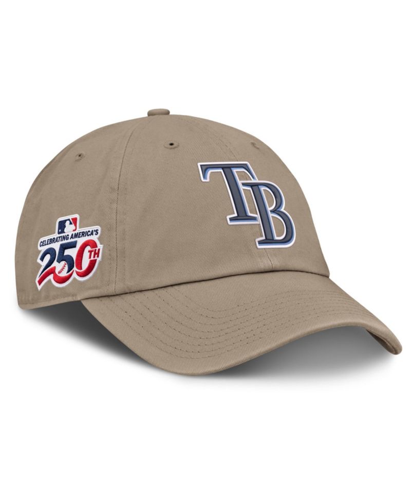 Men's Khaki Tampa Bay Rays Celebrating America's 250th Club Adjustable Hat