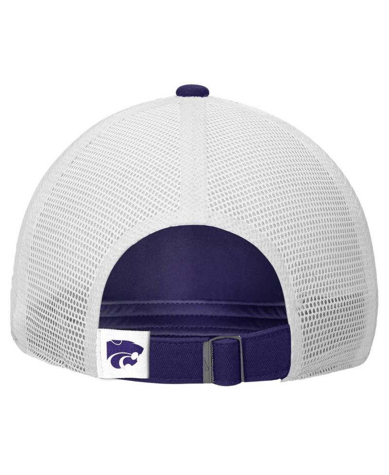 Men's Purple Kansas State Wildcats On-Field Club Adjustable Trucker Hat
