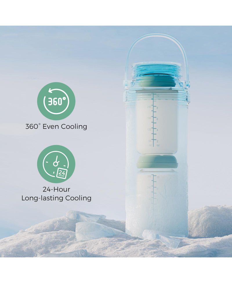 Portable Baby Bottle Cooler for Outdoor - 22oz