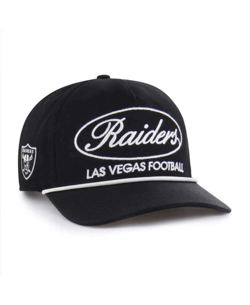 Men's Black Las Vegas Raiders Foundational Hitch Adjustable Hat