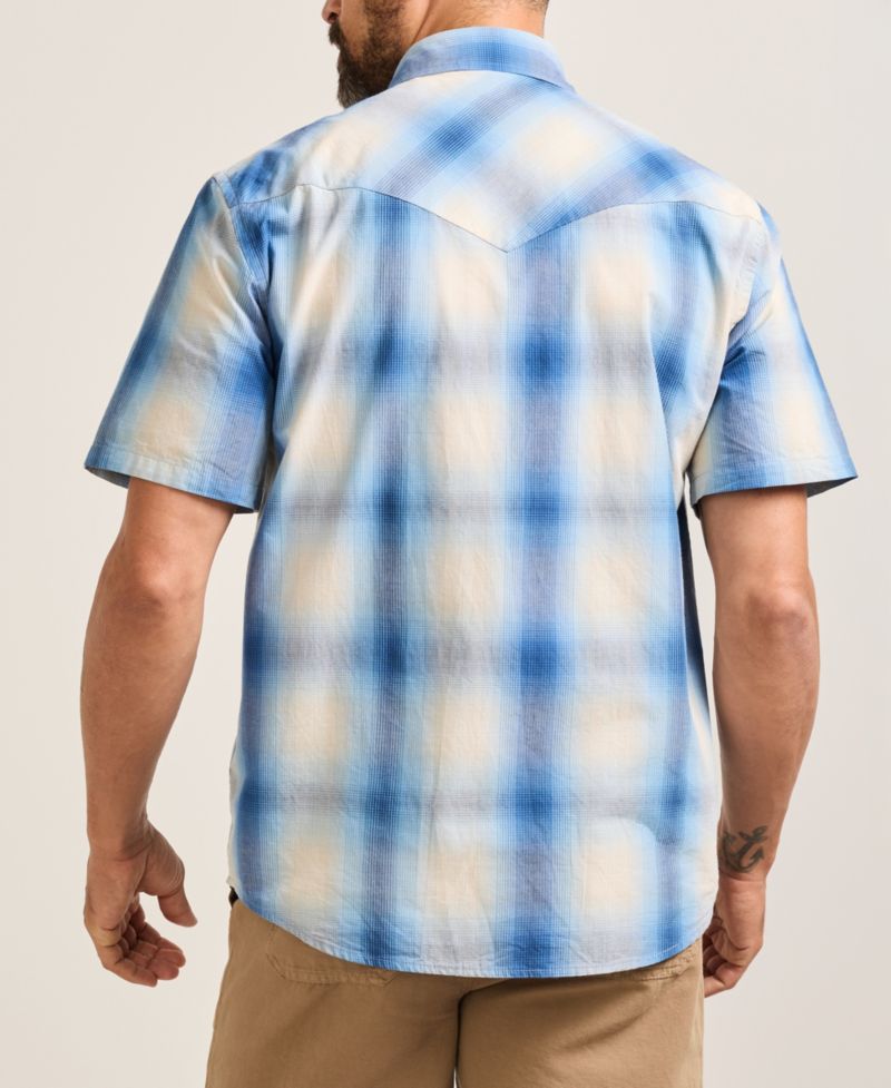 Men's Short-Sleeve Spread-Collar Shirt