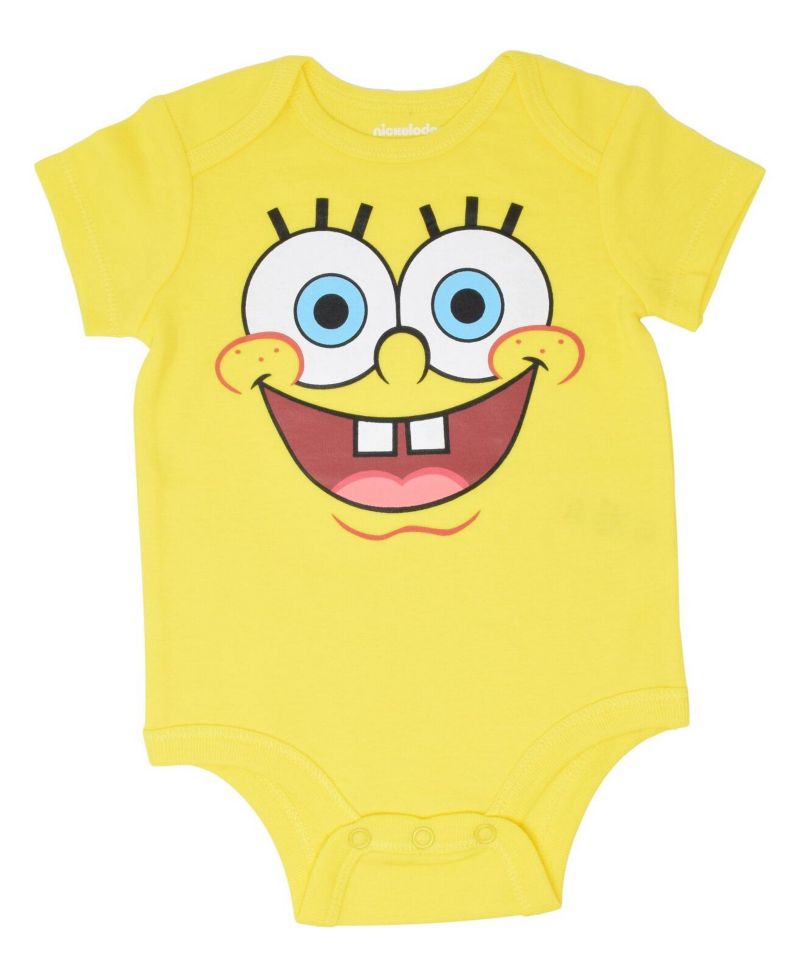 Patrick Squidward Boys 3 Pack Bodysuits Infant