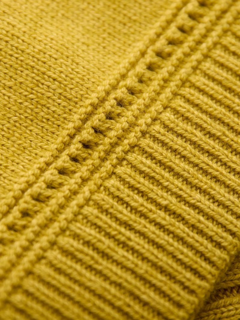 Women's Textured Yoke Sweater
