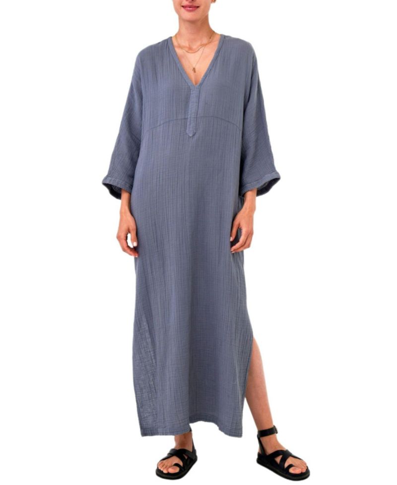 Women's Ocean+Main Gauze Arc Seam Caftan