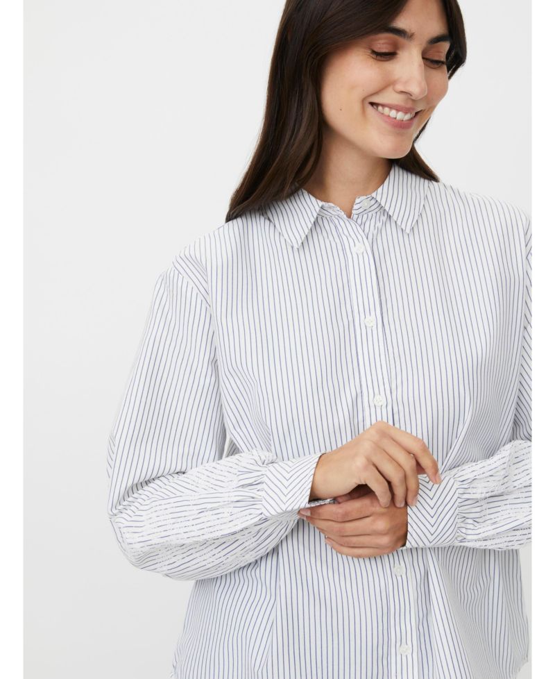 Women's MaIsavora Long-Sleeve Striped Button-Down Shirt