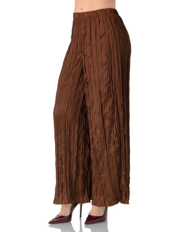 Women's Wide-Leg Pleated Trousers
