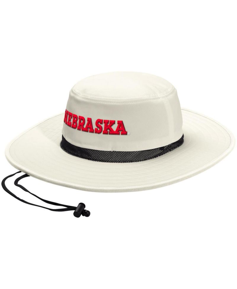 Men's and Women's Cream Nebraska Huskers Wide Brim Boonie Bucket Hat
