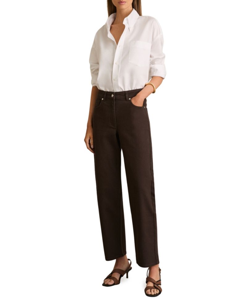 Women's Selin Mid-Rise Straight-Leg Jeans