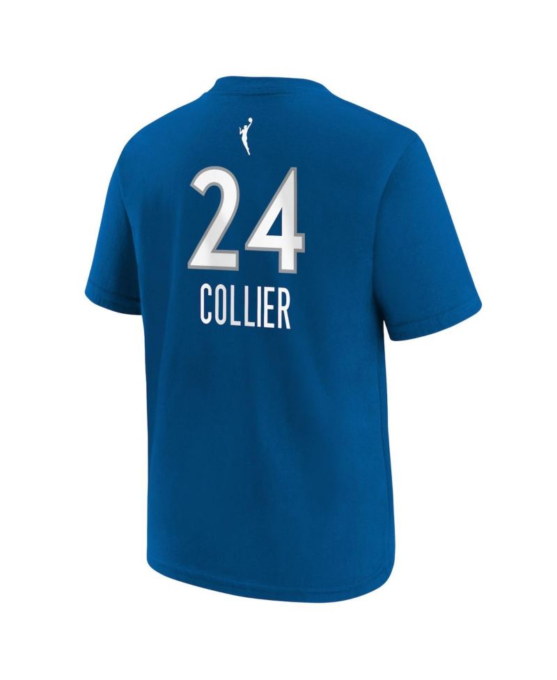 Big Boys and Girls Napheesa Collier Blue Minnesota Lynx Explorer Edition Name & Number T-Shirt
