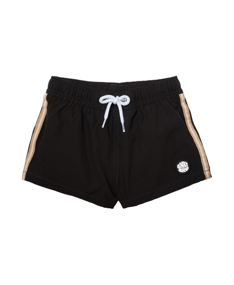 Baby Boys Black Kavas Swimmie